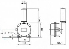 鋼鐵廠皮帶檢測輸送機防偏開關 兩級跑偏開關KBW-220P防爆兩級跑偏開關 鋼鐵廠皮帶檢測輸送機防偏開關 兩級跑偏開關KBW-220P防爆兩級跑偏開關